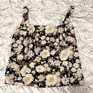 A&F 🔥 Floral Fitted Tank - Women’s Medium